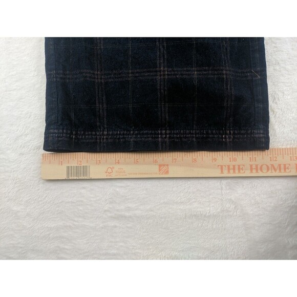 Madewell Corduroy Windowpane Pattern Pull On Wide Leg Trendy Pants Women's XXS - Picture 7 of 9